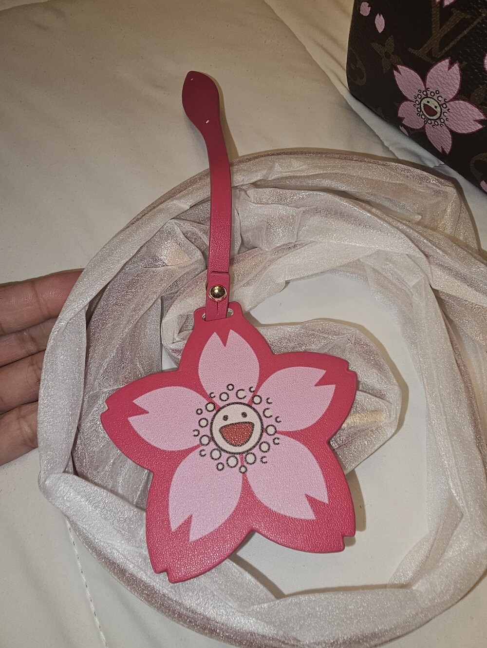 BEAUTIFUL LV x Takashi Murakami Speedy Bandoulière 25 Cherry Blossom Bag - Picture 12 of 16